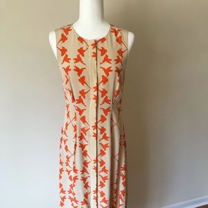 Silk Hummingbird Dress